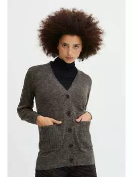 Кардиган ICHI, коричневый