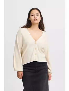 Кардиган ICHI Strickjacke, белый