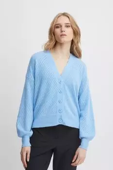 Кардиган ICHI Strickjacke IHALPA CA11 20118309, синий