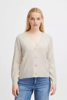 Кардиган ICHI Strickjacke IHKAMARA CA3 20116948, натуральный