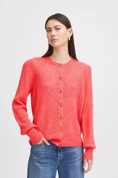 Кардиган ICHI Strickjacke IHKAMARA CA6 20119232, оранжевый