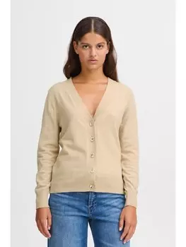 Кардиган ICHI Strickjacke, коричневый