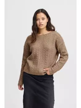 Кардиган ICHI Strickjacke, серый