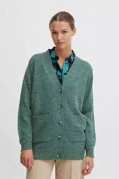 Кардиган ICHI Strickjacke, синий