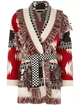 Кардиган Icon Jacquard Alanui, нейтральный цвет