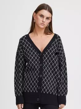 Кардиган ихалвино прибл. Ichi, черный