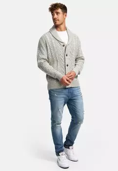 Кардиган ILTERLY INDICODE JEANS, светло-серый