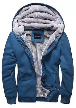 Кардиган индиго с мехом внутри 22377 MADMEXT