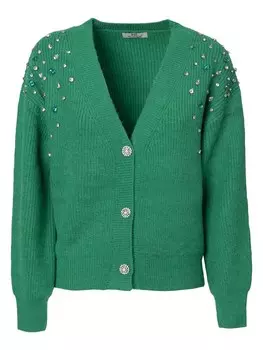 Кардиган Influencer Knit Cardigan, зеленый