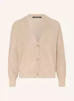 Кардиган из блестящей пряжи Luisa Cerano, коричневый