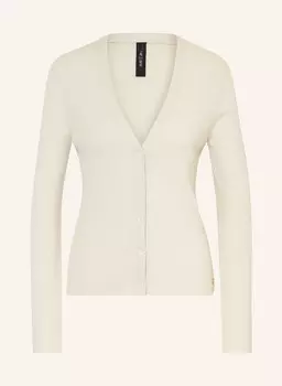 Кардиган из блестящей пряжи Marc Cain, экрю