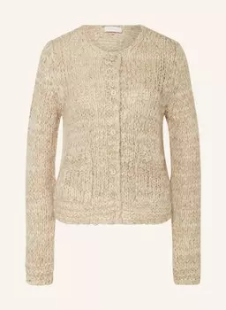 Кардиган из блестящей пряжи Rich&Royal, коричневый