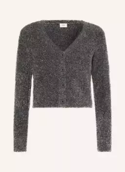 Кардиган из блестящей пряжи S.Oliver Red, серый