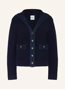 Кардиган из букле Sandro, синий