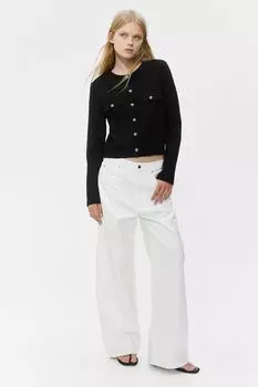 Кардиган из джерси H&M, черный