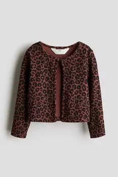 Кардиган из джерси H&M, коричневый