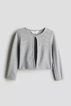 Кардиган из джерси H&M, серый