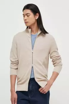 Кардиган из хлопка Marc O'Polo, бежевый