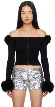 Кардиган из искусственного меха GUIZIO