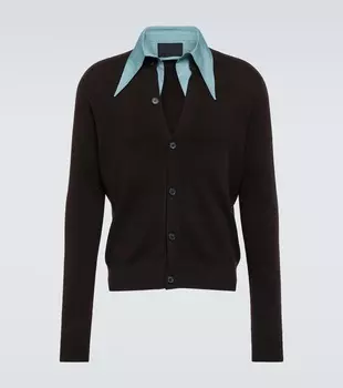 Кардиган из кашемира с добавками Prada, Moro