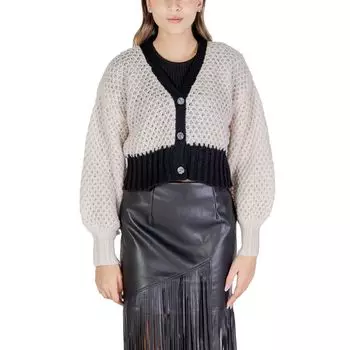 Кардиган из кремового полиэстера ONLY