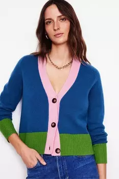 Кардиган из мериносовой шерсти Оливия Boden, синий