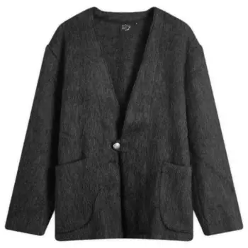 Кардиган из мохера Orslow, серый