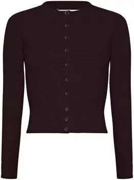 Кардиган из натуральной шерсти Maison Margiela, коричневый