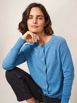 Кардиган из органического хлопка White Stuff Dehlia Lulul, синий