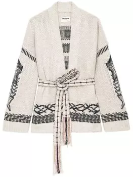 Кардиган из осины Zadig&Voltaire, нейтральный цвет