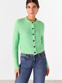 Кардиган из плотной вязки Whistles, зеленый
