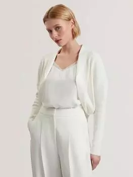 Кардиган из рельефных ребер эрхана Ted Baker, белый