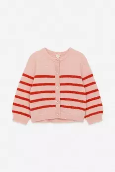 Кардиган из шерсти и шерсти альпаки Arket, розовый