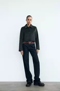 Кардиган из шерсти ZARA, цвет charcoal