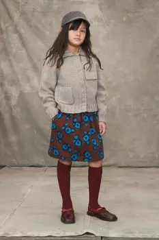 Кардиган из шерсти ZARA, цвет mink