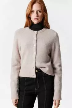 Кардиган из смеси альпаки & Other Stories, бежевый