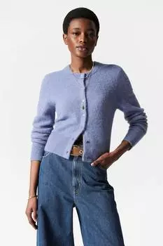 Кардиган из смеси альпаки & Other Stories, голубой