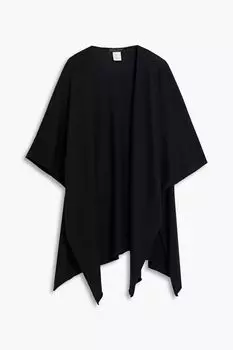 Кардиган из смеси шелка и хлопка FABIANA FILIPPI, черный