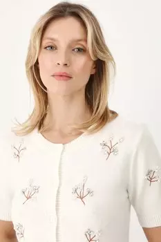 Кардиган из смеси шерсти Medicine, бежевый