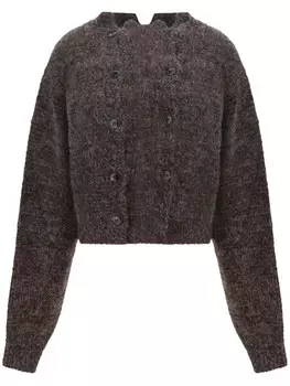 Кардиган из смеси шерсти QUIRA, коричневый