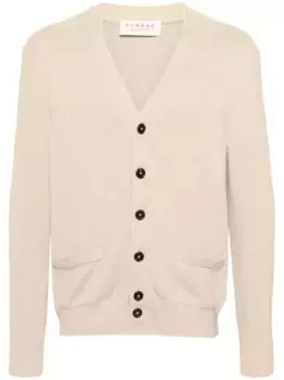 Кардиган из смесового кашемира FURSAC, нейтральный