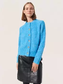 Кардиган из смесовой шерсти Glenda Soaked In Luxury, малибу блю меланж