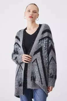 Кардиган из смесовой шерсти Medicine, мультиколор