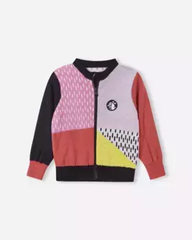 Кардиган из смесовой шерсти мериноса для малышей Moomin Idelar Reima, цвет Red Clay