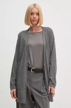 Кардиган из смесовой шерсти United Colors of Benetton, серый