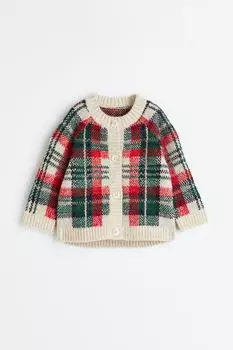 Кардиган из структурированной вязки H&M