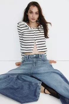 Кардиган из трикотажного джерси H&M, мультиколор