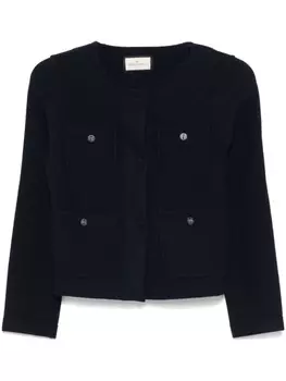 Кардиган из вирджинской шерсти Bruno Manetti, синий