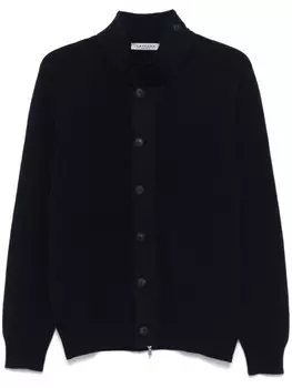 Кардиган из вирджинской шерсти Fileria, синий