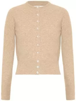 Кардиган из вирджинской шерсти Maison Margiela, нейтральный цвет